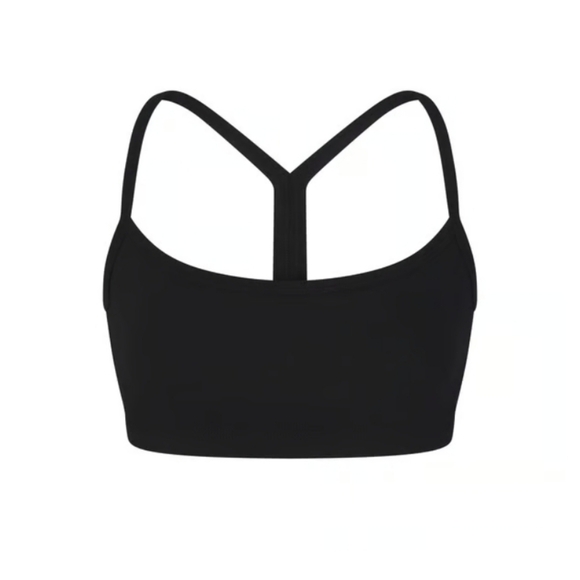 SKIMS Outdoor Scoop Bralette Wireless Bra Onyx Black Small NWT - Picture 1 of 5